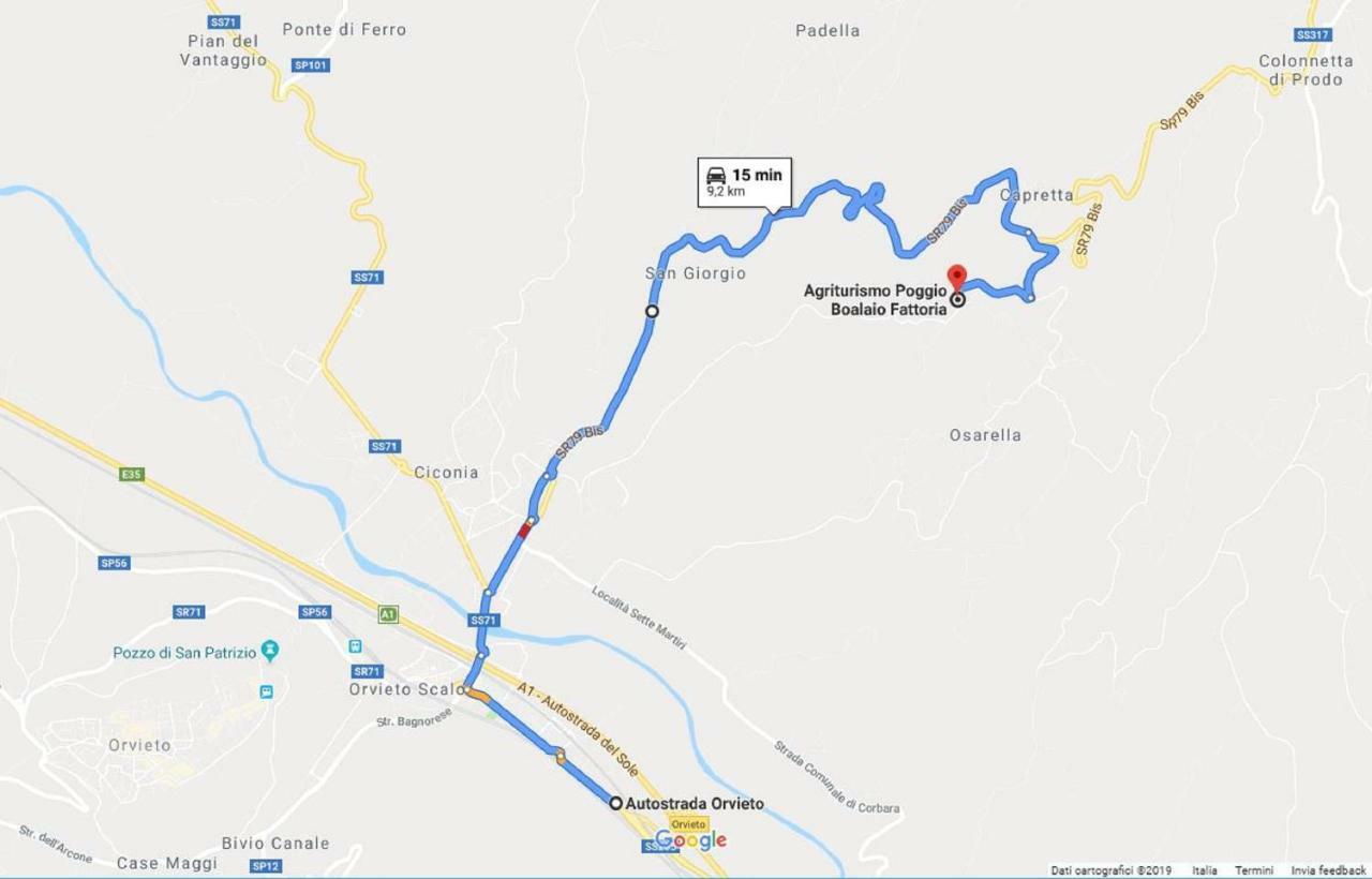 Agriturismo Fattoria Poggio Boalaio Orvieto Eksteriør billede